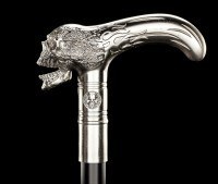 Swaggering Cane with Skull - Xenocane - Metal