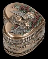 Katzenurne Herz mit Engel - Forever in Our Hearts