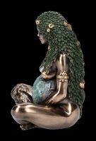 Himmlische Gaia Figur - Mutter Erde - klein bronziert