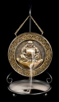 Backflow Incense Cone Holder - Golden Buddha