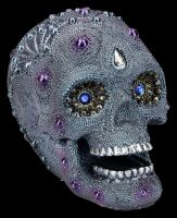 Deko Totenkopf verziert - Bejewelled