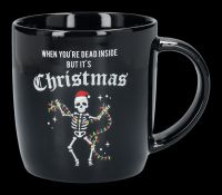 Christmas Skeleton Mug - Dead Inside