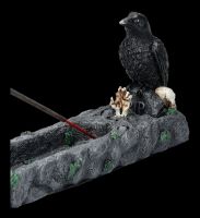 Incense Burner - Raven and Zombie