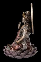 Buddha Figur - Guanyin auf Lotus