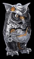 Steampunk Figure - Silver Coloured Owl