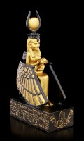 Isis Figur mit Horus Kind - goldfarben