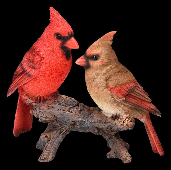Bird Figurine - Cardinals on Branch