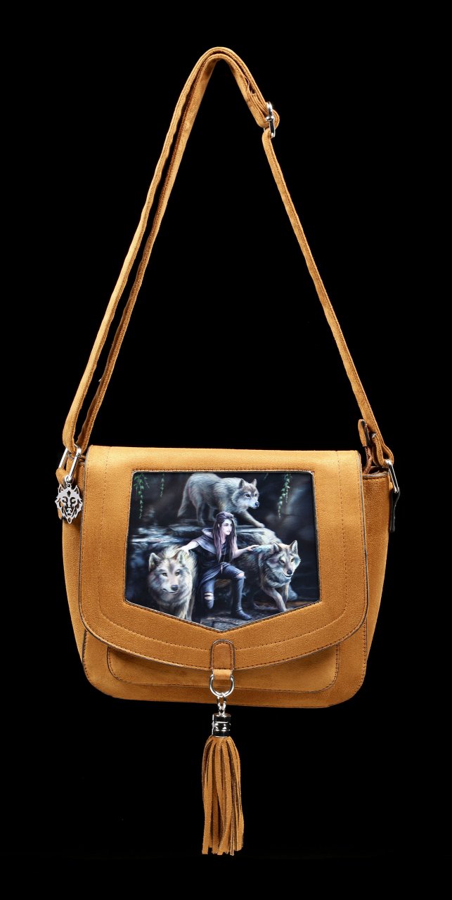 3D Side Bag with Wolves - Power Of Three