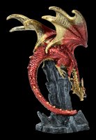 Dragon Figurine - Hear me Roar - red