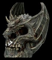 Drache auf Totenkopf - Draco Skull
