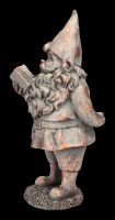Garden Gnome Figurine Reads Book