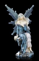 Blue Fairy Figurine - Plava sitting on Rock
