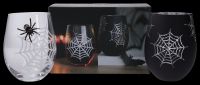 Weinglas 2er Set - Spinnen