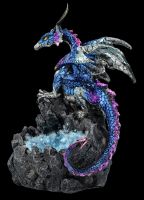 Dragon Figurine - Blue Crystal Guardian