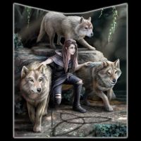 Fluffy Blanket Wolves - Power of Three