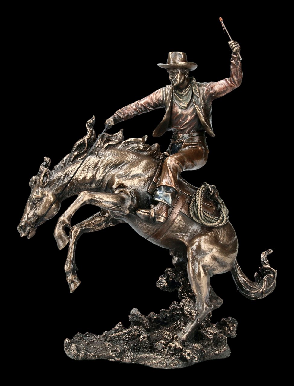 Cowboy Figurine - Wild Rodeo Ride