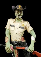 Zombie Figurine - Sheriff with Gun