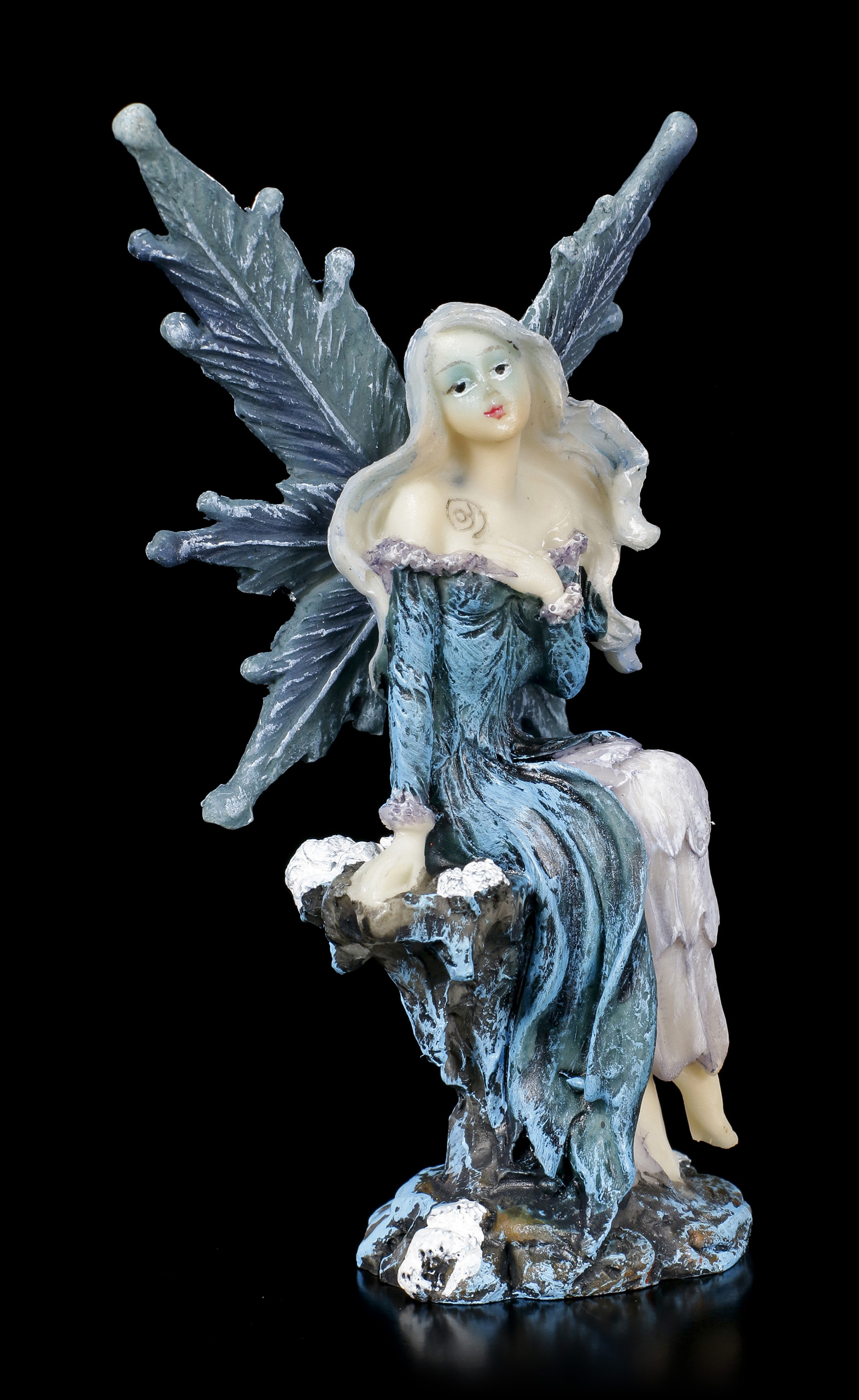Small Pink Blue Fairy Mythical Statue Fantasy Figurine 5"