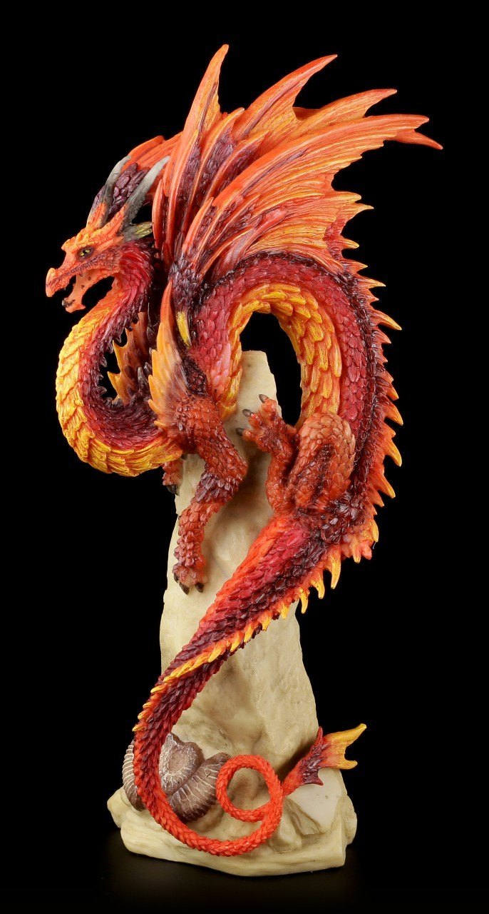 Dragon Figurine - Ruby Sentinel