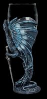 Glass Goblet Dragon - Sea Blade