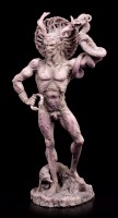 God Figurine - Horned Cernunnos - grey-purple