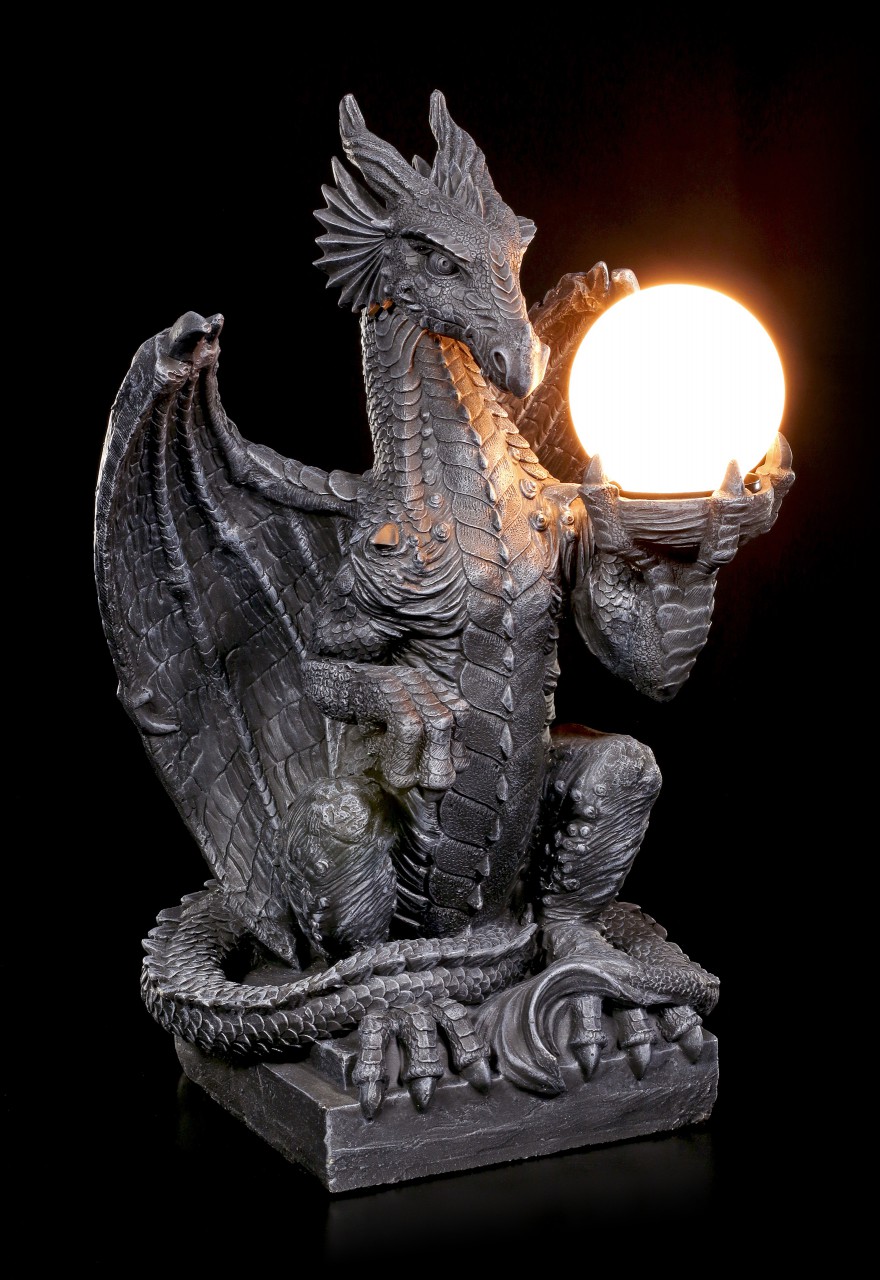 Dragon Lamp - Crouching Dragon