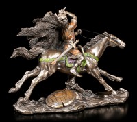 Wikinger Figur klein auf Pferd mit Axt