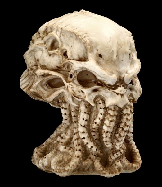 Cthulhu Totenkopf Figur by James RymanHorror Halloween Skull Totenschädel 