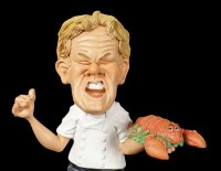 Funny Job Figurine - Head Chef with Lobster