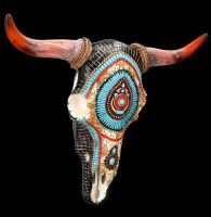 Wall Deco - Skull Bison with Western Mosaic