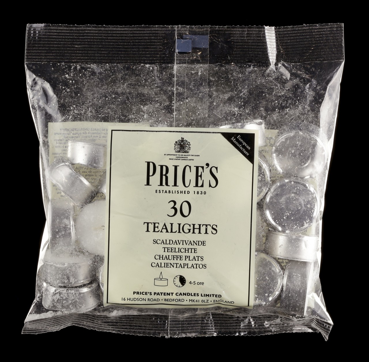 White Tealights - 30 Pieces