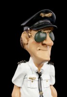 Funny Job Figurine - Pilot with Sunglasses