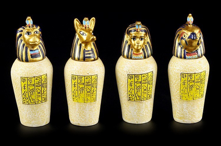 ägyptische Mini Kanopen Set