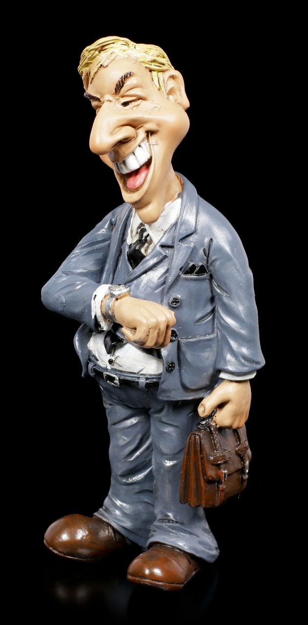 Funny Job Figurine - Solicitor Looks at Watch