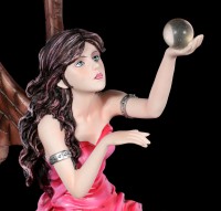 Elfen Figur - Salima mit rotem Drachen