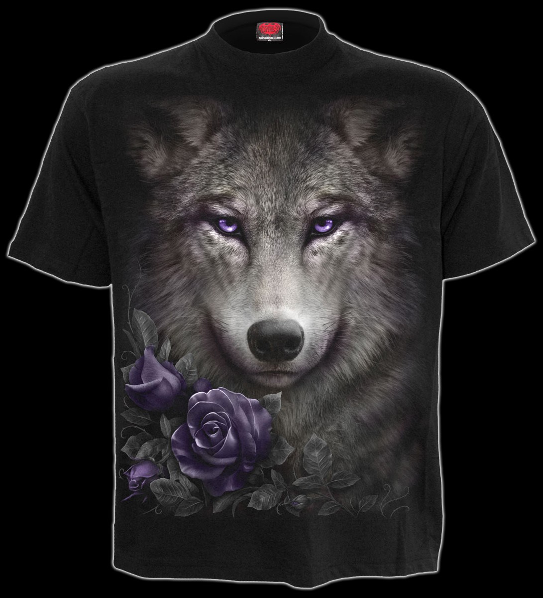 Wolf Roses - Spiral Fantasy T-Shirt