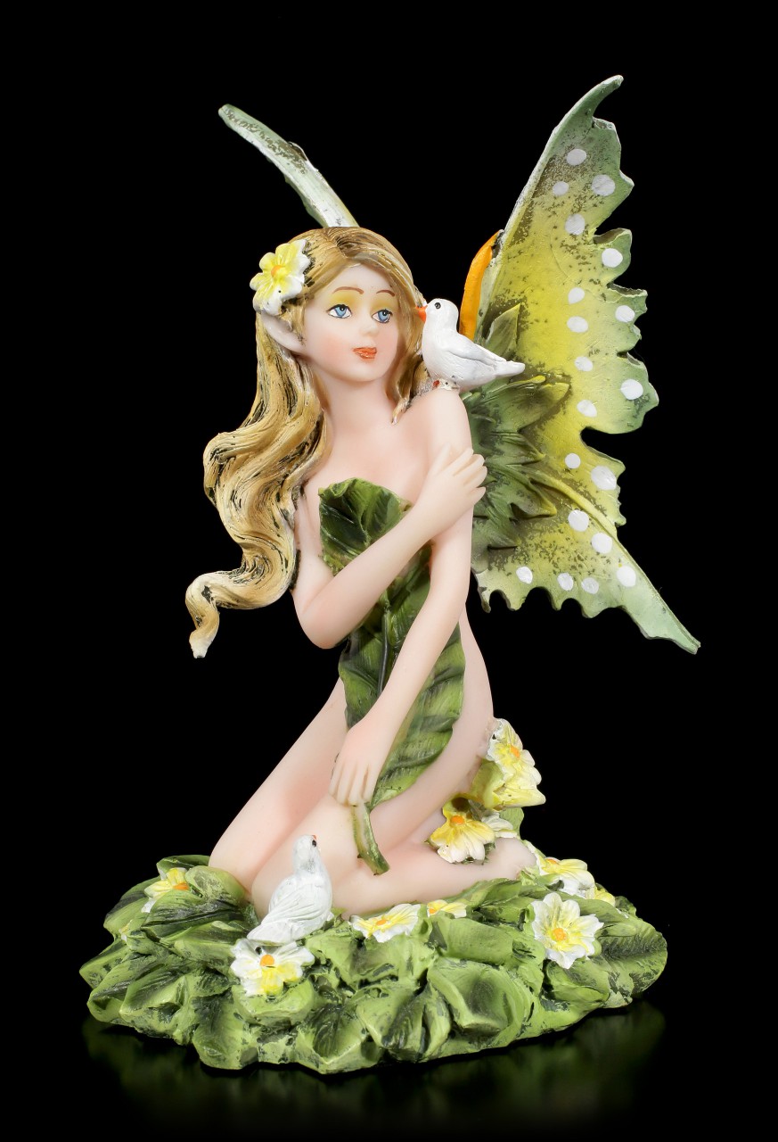 Fairy Figurine - Arela with white Pigeons