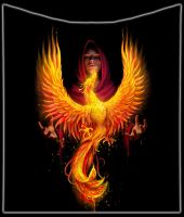 Kuscheldecke Feuer - Phoenix Rising