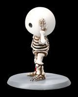 Skelett Figur - Lucky zerbricht Spiegel