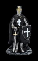 Knight Figurines - Crusader with Shield Set of 12 colored 4,5 cm