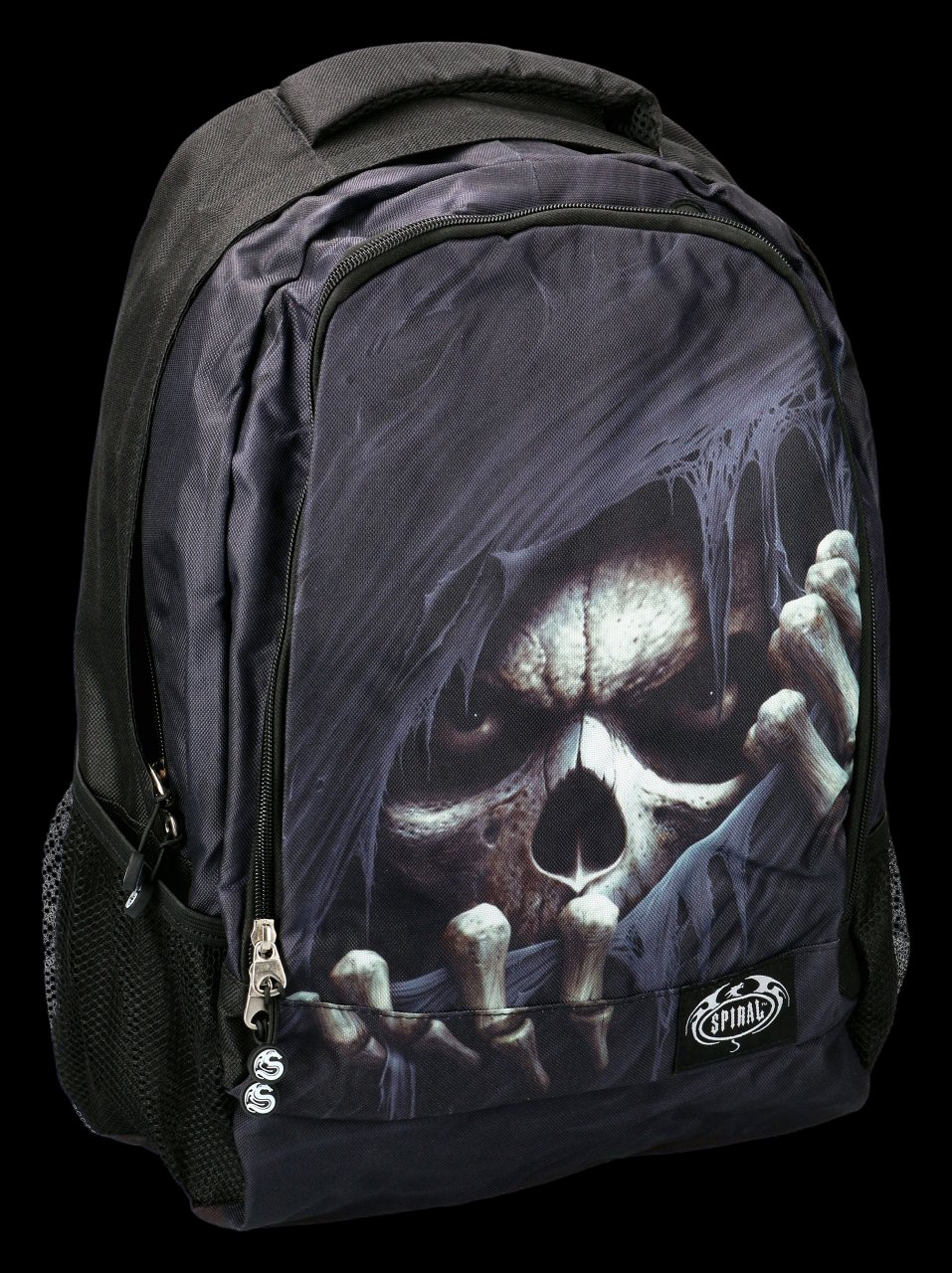 Spiral Gothic Backpack with Laptop Pocket - Grim Reaper