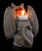 Tealight Holder - Fantasy Cat with Wings