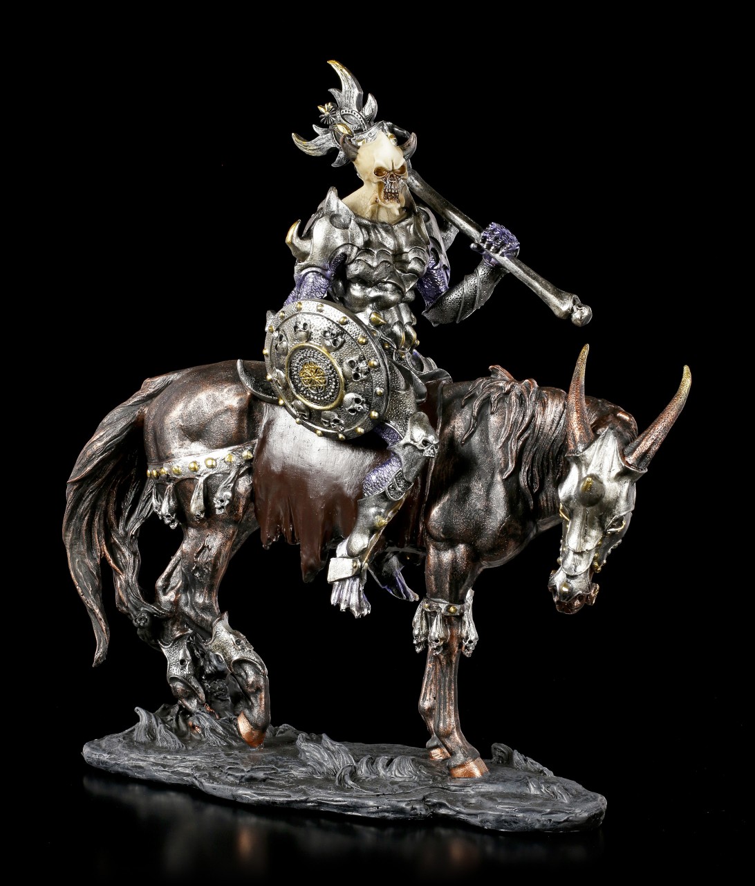 Demon Figurine - Malphas on Horse - colored