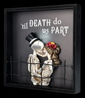 Wanddeko - Skelette bis der Tod uns scheidet