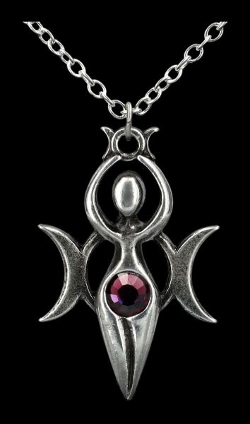 Necklace - Goddess Danu Triple Moon