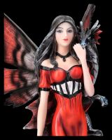 Fairy Figurine - Alandriel with red Dress with Dragon