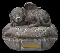 Dog Urn large - Angel on Pillow