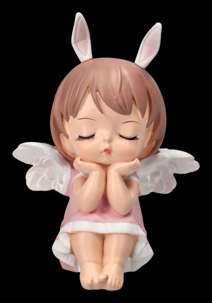Thoughtful Angel Figurine rosy