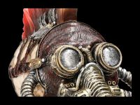 Totenkopf - Steampunk Fury Max mit Gasmaske