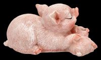 Mini Pig Figurine with Baby Pig - Snuggle